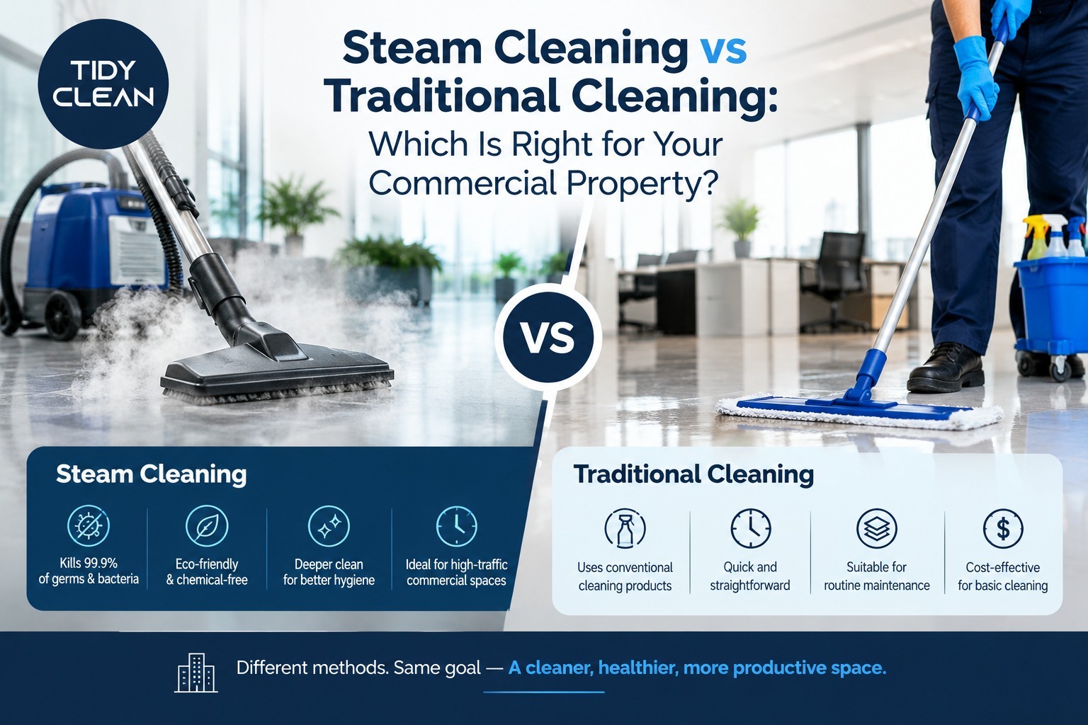 Steam Cleaning vs Traditional Cleaning